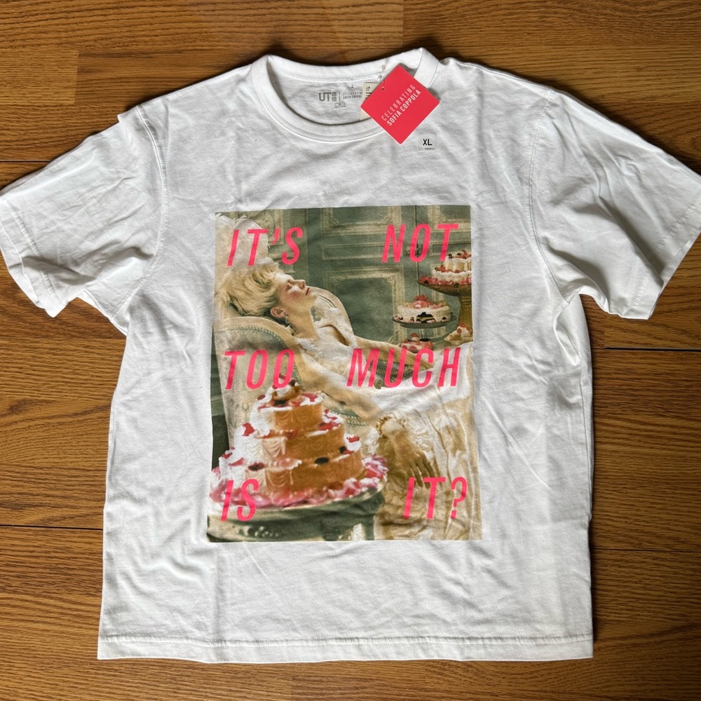 NEW w/ Tag Uniqlo x Sofia Coppola UT Graphic T-shirt XL
